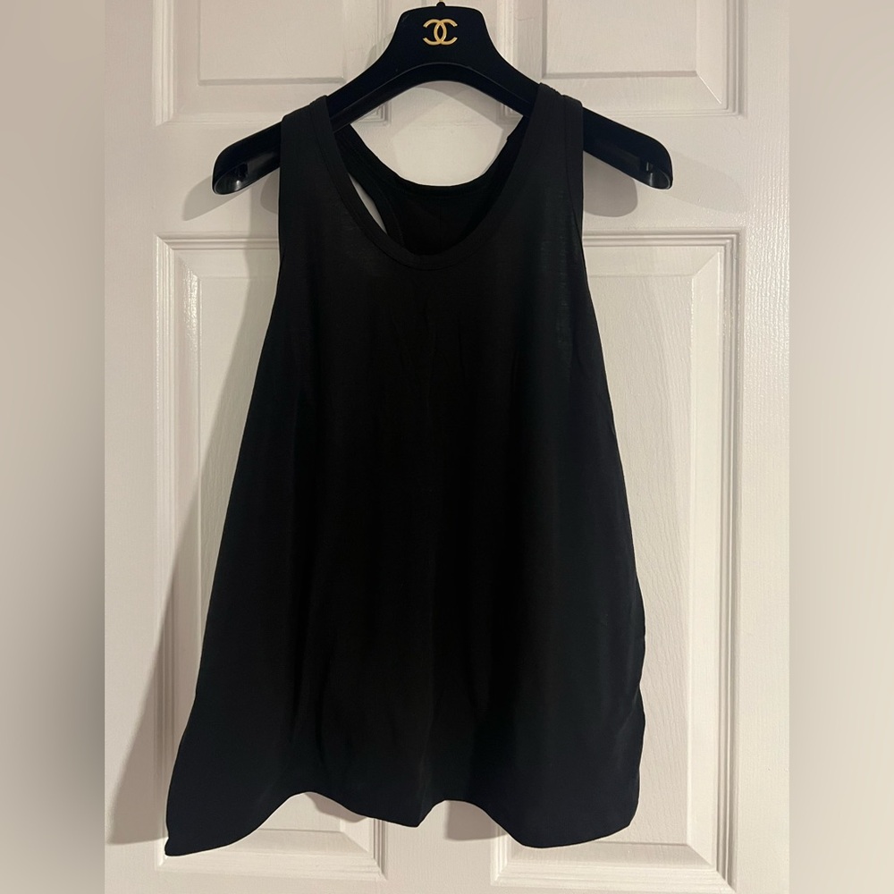 ALO Yoga Black Racerback Tank Top - Picture 2 of 5